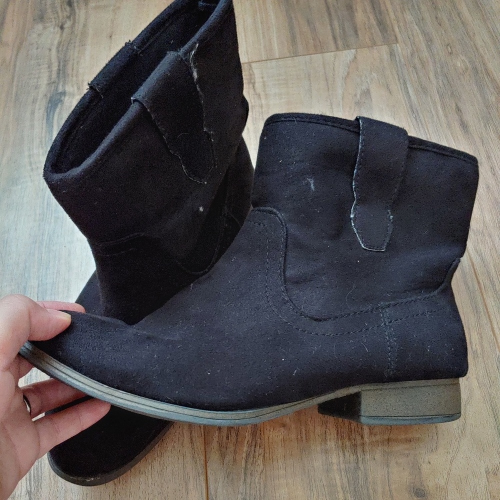 Black booties